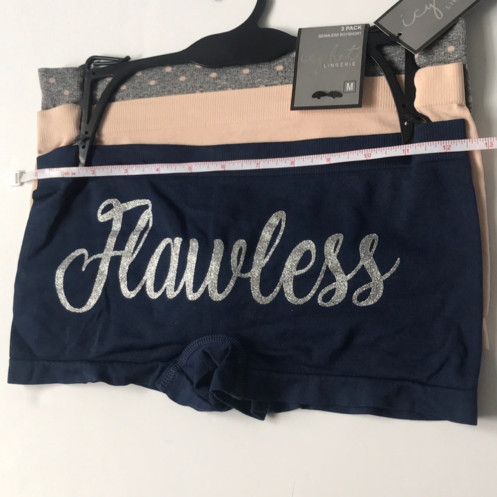 Womens 3 Pack seamless boy short Intimates Panties - Picture 7 of 8